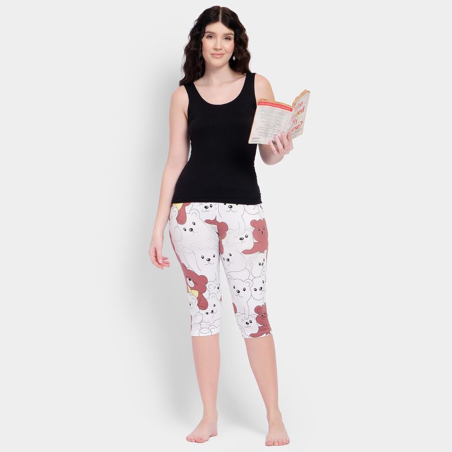 Ladies' Capri, White, large