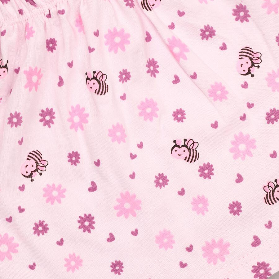 Infants' 100% Cotton Top Skirt , गुलाबी, large image number null