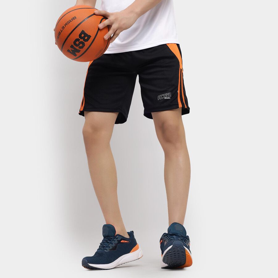 Men's Bermudas , काला, large image number null
