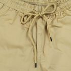 Boys Beige Straight Fit Drawstring Waist Trousers, गहरा पीला, small