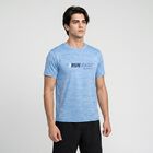 Men's Light Blue Round Neck Regular Drifit T-Shirt, Light Blue, small