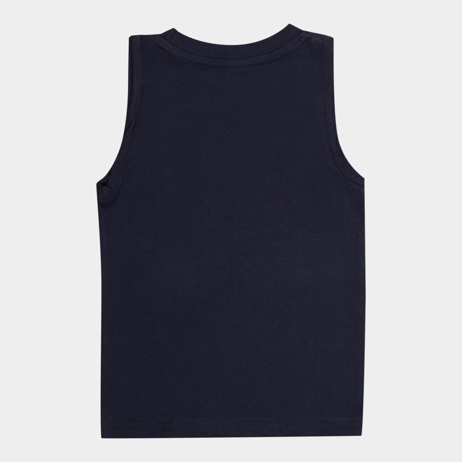बॉयज टी-शर्ट, नेवी ब्लू, large image number null
