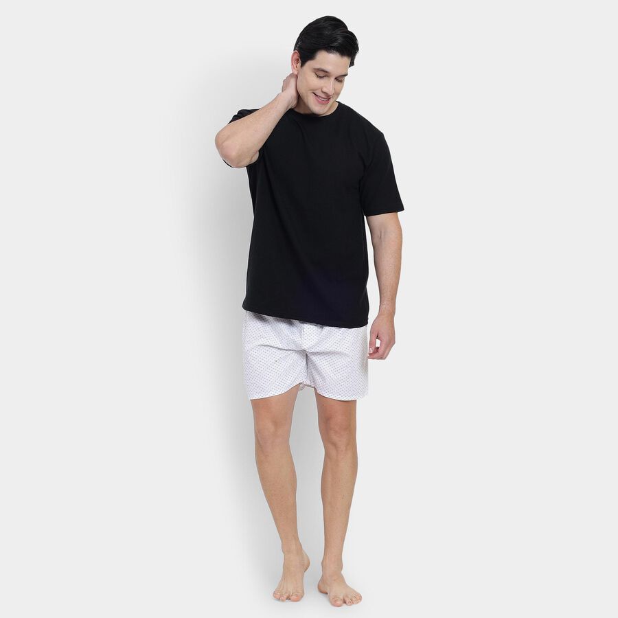 Men's 100% Cotton Boxers , सफ़ेद, large image number null