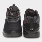 Men's Jet Black Lace-Up Sports Shoes, Black, small image number null