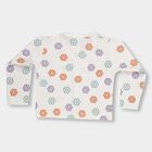 Infants' Off-White Cotton V-Neck Casual T-Shirt, ऑफ व्हाइट, small image number null