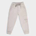 Boys' 100% Cotton Trousers, हल्का ग्रे, small image number null