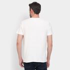 Men's 100% Cotton Round Neck Half Sleeves T-Shirt , White, small image number null