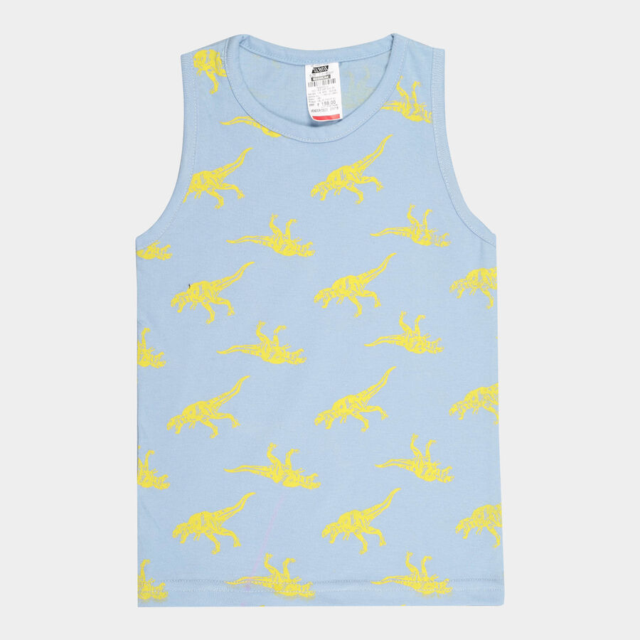 Boys All Over Print T-Shirt, हल्का नीला, large image number null
