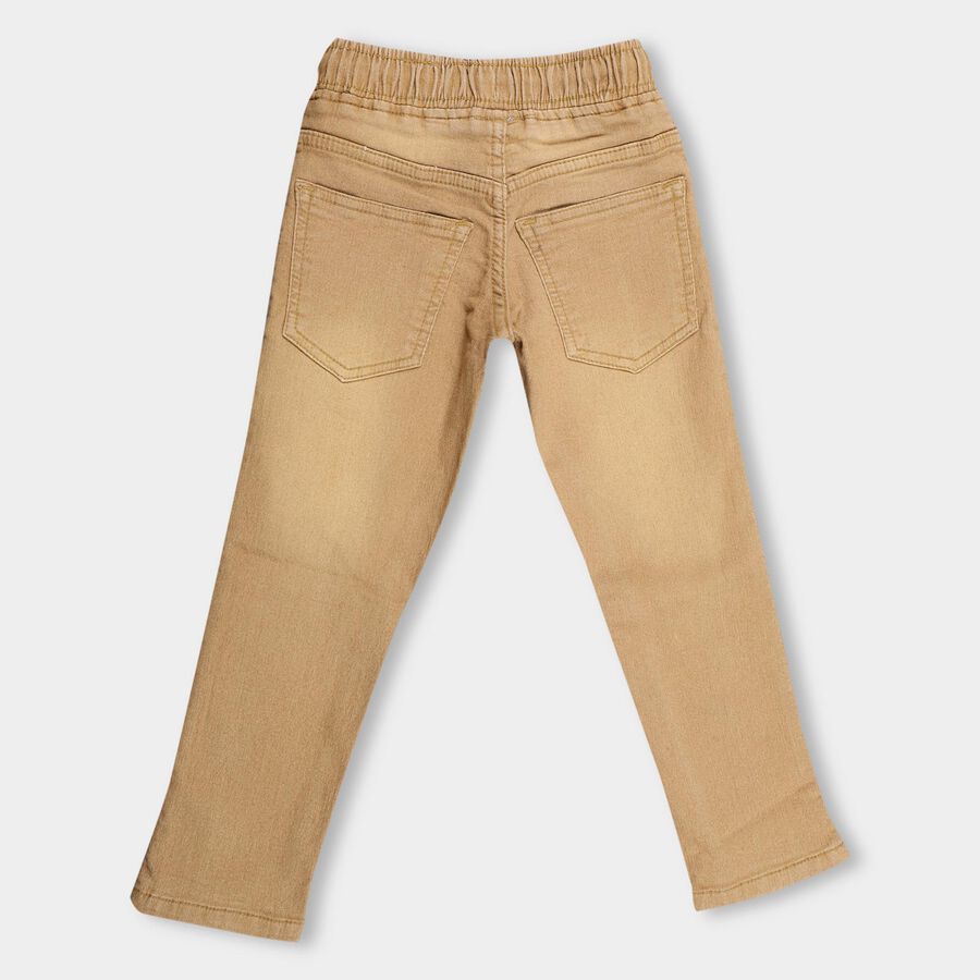 Boys' Cross Pocket Jeans, Khaki, large image number null
