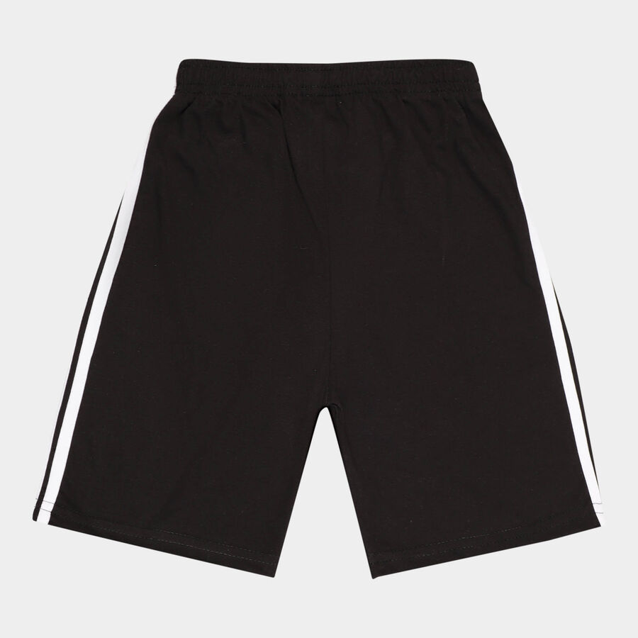 Boys Stripes Bermuda, काला, large image number null
