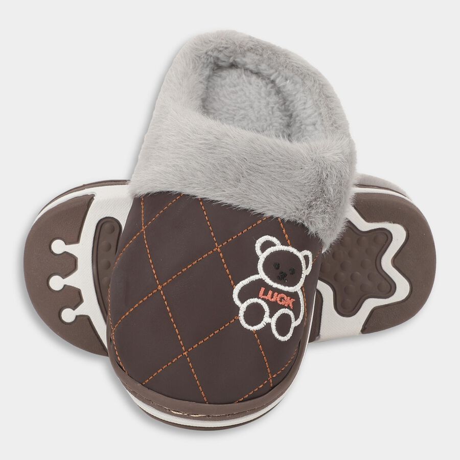 Kids' Winter Slipper, Brown, large image number null