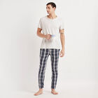 Checks Track Pants, ऑफ व्हाइट, small image number null