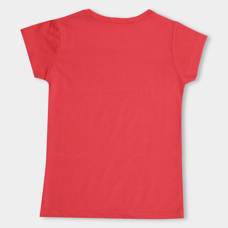 Girls' T-Shirt, Coral, large image number null