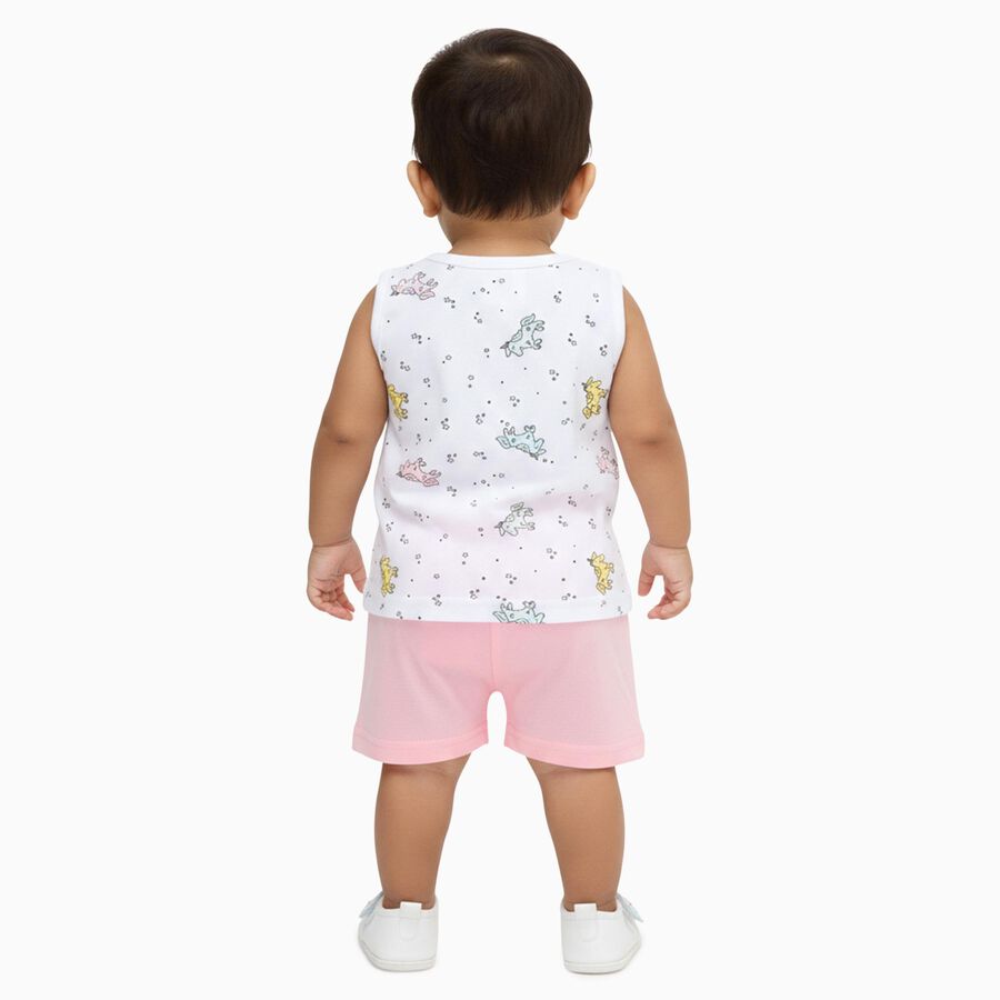 Infants' Short Set, White, large image number null