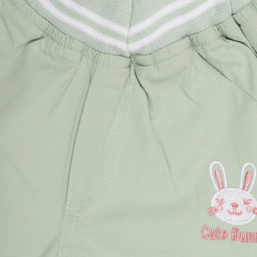 Infants' 100% Cotton Cotton Trousers, Light Green, large image number null