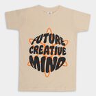 Boys' 100% Cotton Half Sleeves T-Shirt , पीच, small image number null