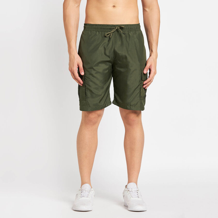 Cut & Sew Bermuda, Olive, large image number null