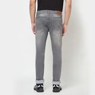 Overdyed 5 Pocket Slim Fit Jeans, Dark Grey, small image number null