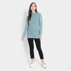 Solid Pullover, Mid Blue, small image number null