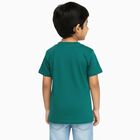 Boys' Half Sleeves T-Shirt, गहरा हरा, small image number null
