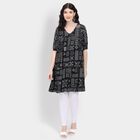 Ladies' Kurta , काला, small image number null