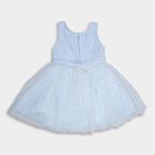 Girls' Frock , हल्का नीला, small image number null