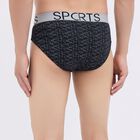 Men's 100% Cotton V-Cut Briefs, Black, small image number null
