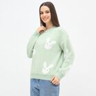 Ladies' Pullover, हल्का हरा, small image number null