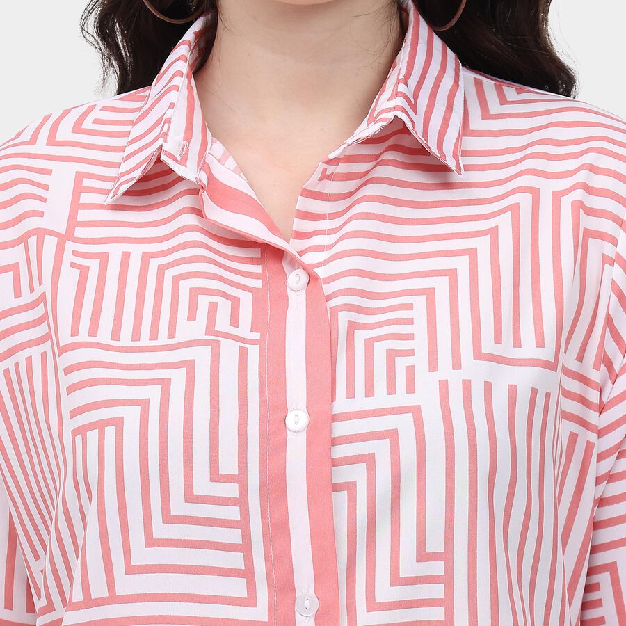 Ladies' Shirt, गुलाबी, large
