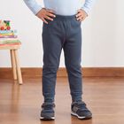 Boys Navy Blue Long Johns Thermal, Mid Blue, small