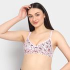 Ladies' 100% Cotton Bra, Light Pink, small image number null