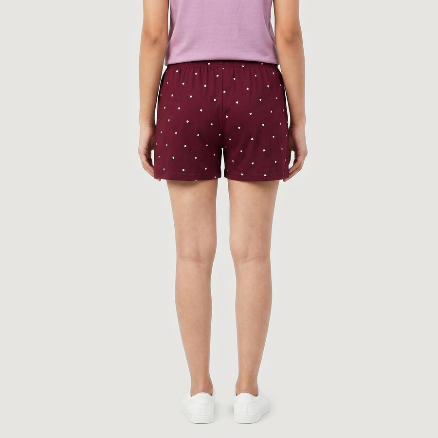 Ladies' Shorts, Wine, large