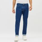Men's Deep Indigo Slim Fit Jeans, Mid Blue, small