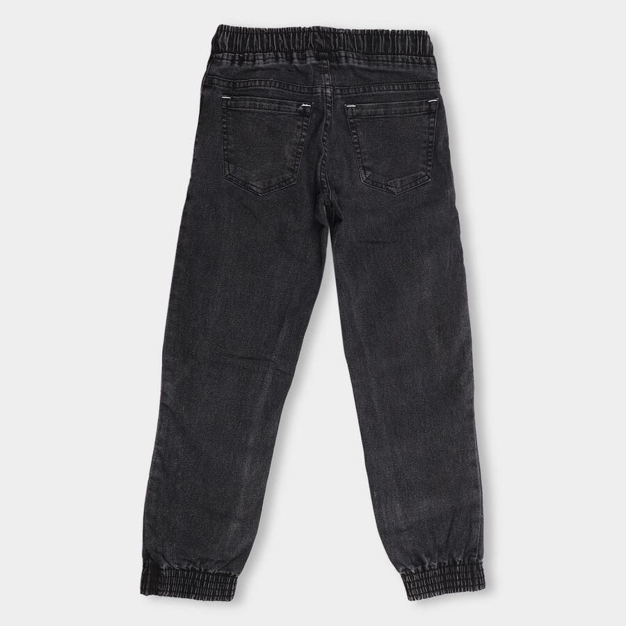 Boys' Jogger Jeans, Black, large image number null