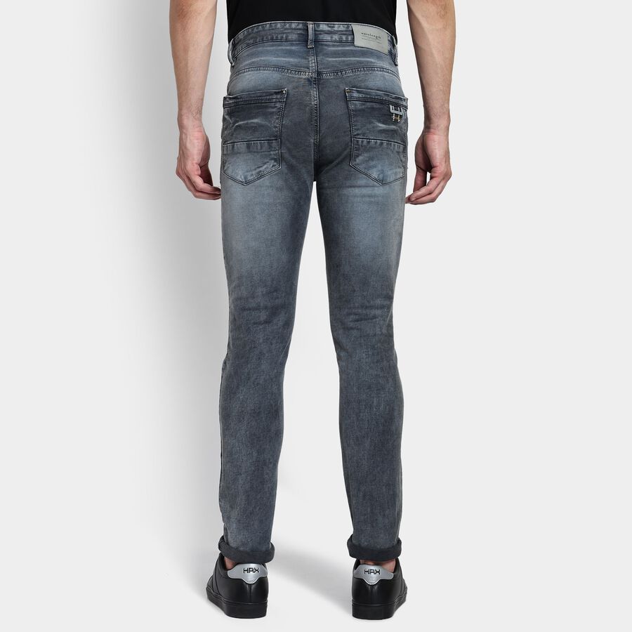Men's Skinny Jeans, Dark Grey, large image number null