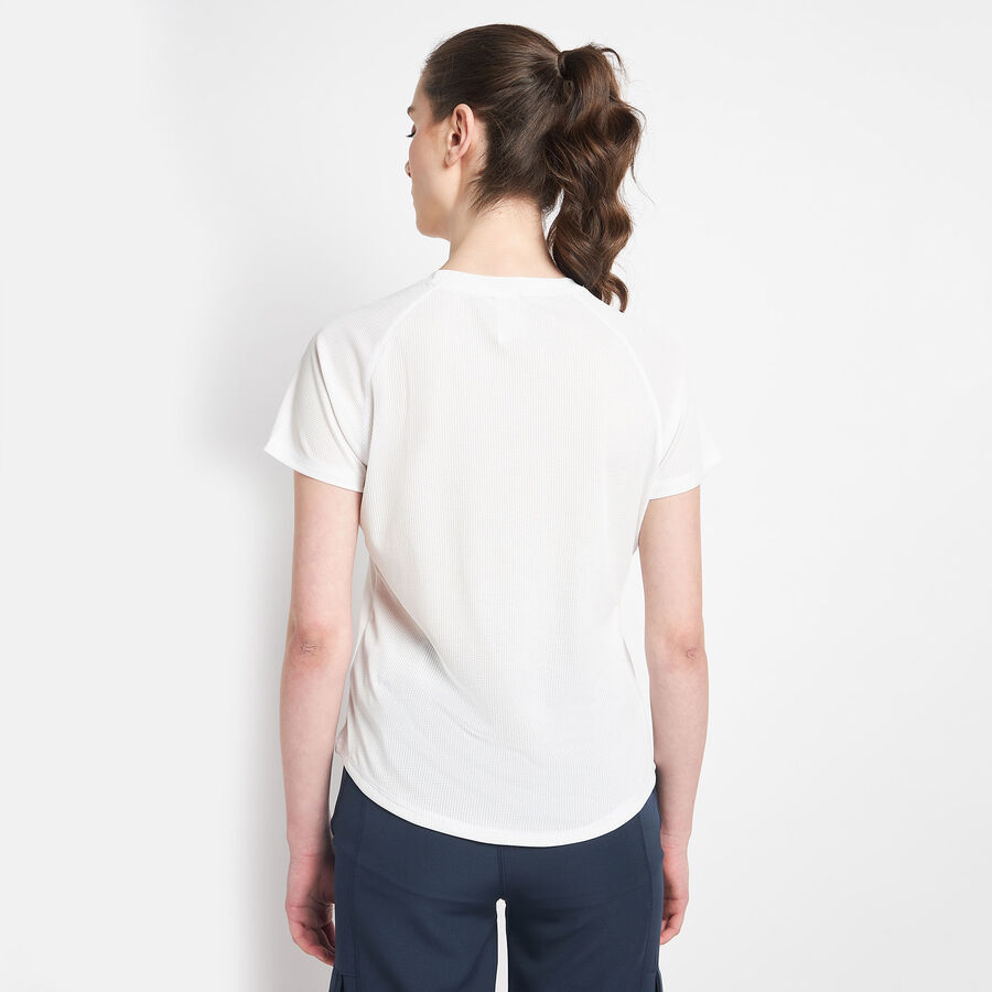 Round Neck T-Shirt, सफ़ेद, large image number null