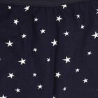 Girls' Dark Navy Regular Fit Printed Bloomers, Navy Blue, small