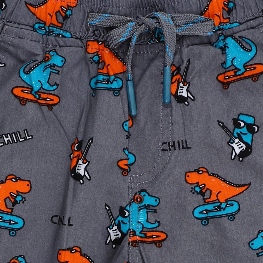 Boys' Bermuda, Light Grey, large image number null