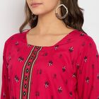 Ladies' Kurti, रानी (फ्यूशिया), small image number null