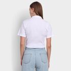 Ladies' 100% Cotton Crop  Top, White, small image number null