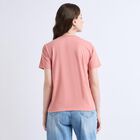 Ladies' Round Neck T-Shirt , Pink, small image number null