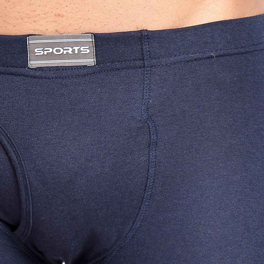 Men's 100% Cotton Trunks , Navy Blue, large image number null