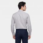 Men's Grey Spread Collar Formal Shirt, हल्का ग्रे, small