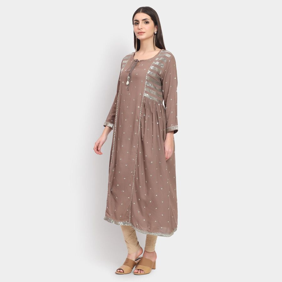 Ladies' Kurta , Dark Grey, large image number null