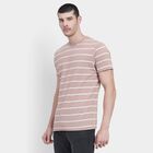 Men's Round Neck Half Sleeves T-Shirt , Light Pink, small image number null