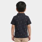 Boys Navy Blue Cotton Polo Neck Polo Boys T-Shirt, नेवी ब्लू, small