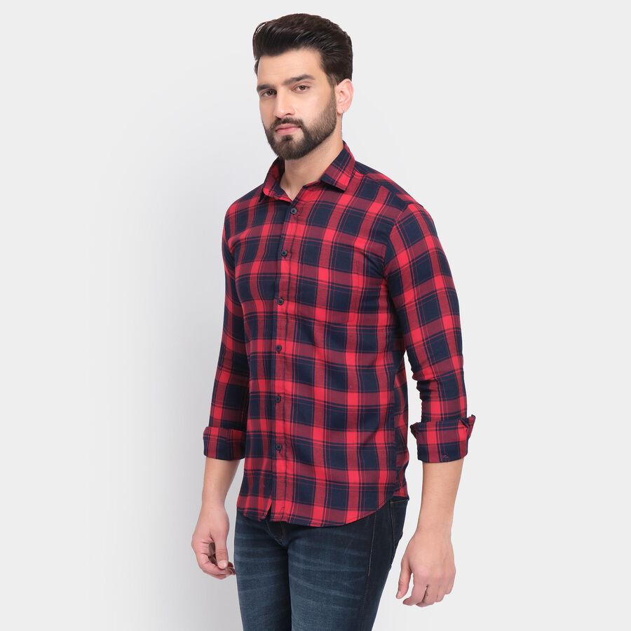 Men's Casual Shirt, Red, large image number null