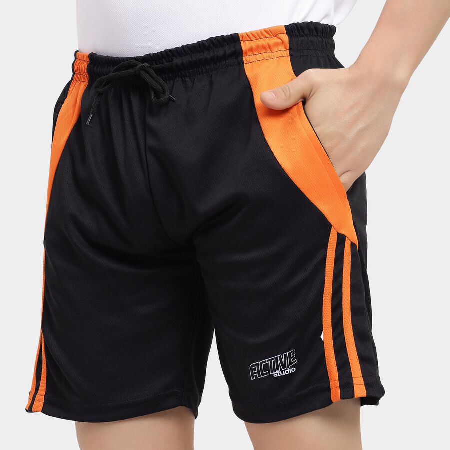 Men's Bermudas , काला, large image number null