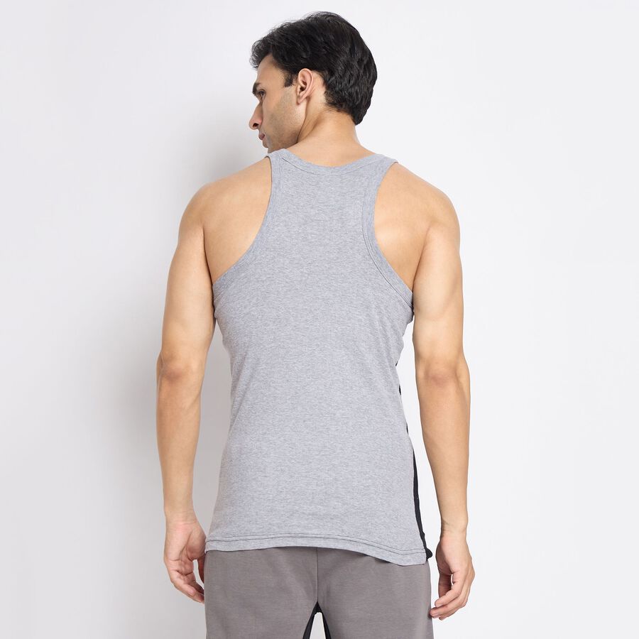 Men's Gym T-Shirt, Melange Light Grey, large