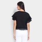 Ladies'  Crop  Top, Black, small image number null